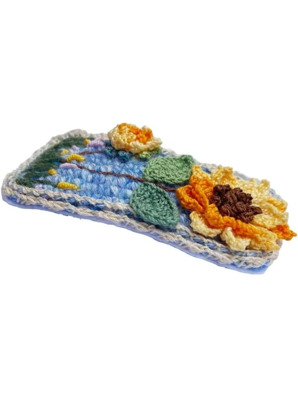 Handmade Micro-Hook Crocheted Hair Barrettes | Unique Yarn Hair Clips for Women